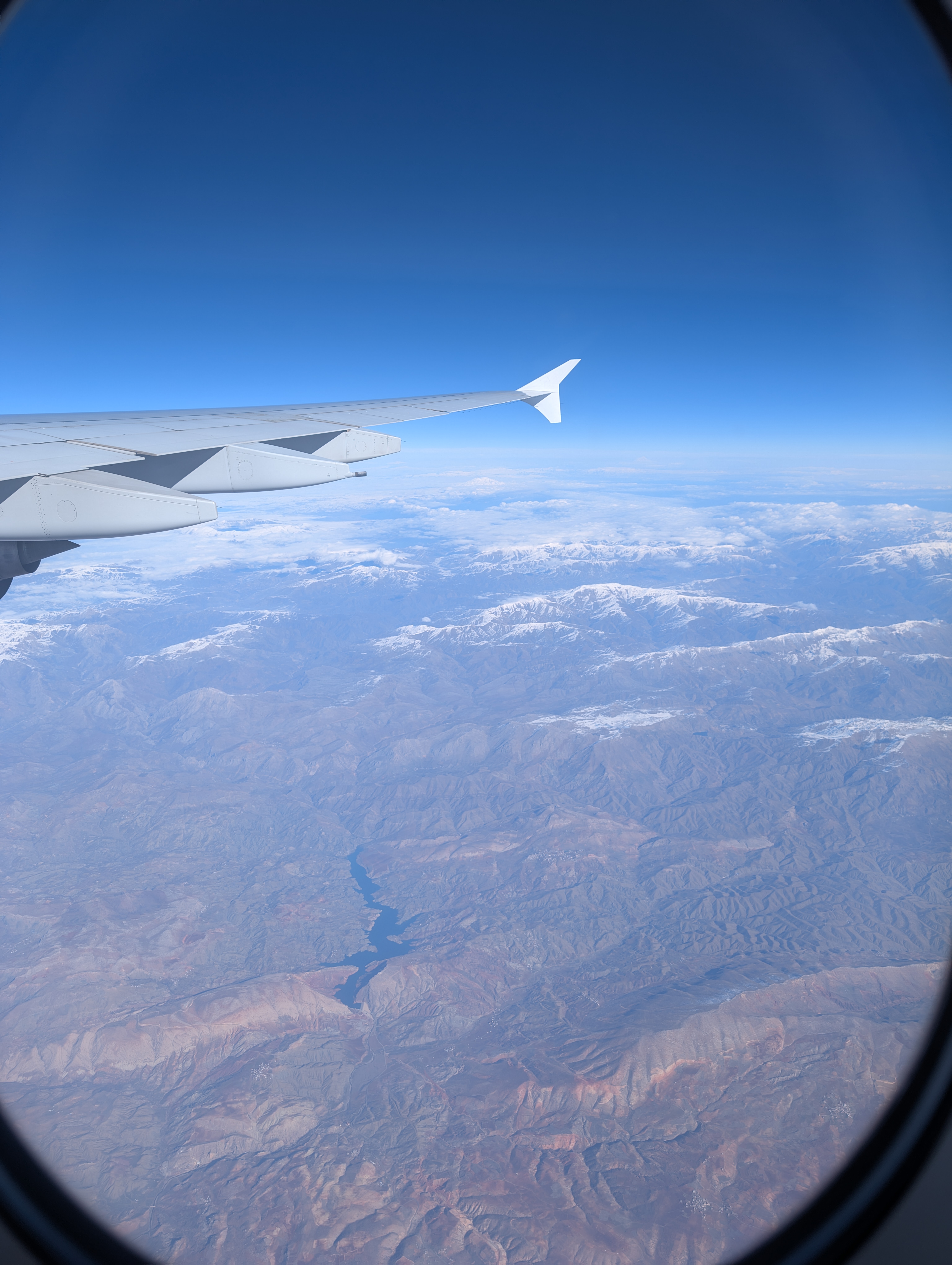 Awesome view from a plane while going back home